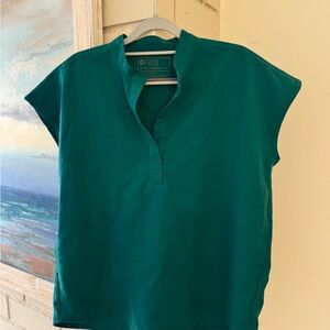 FIGS Women's Rafeala Hunter Green Top